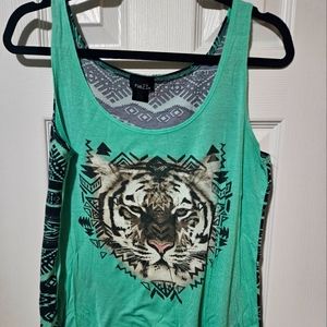 Rue21 Tiger Design Tank Top